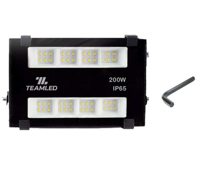 Team Led LED Flood light 200w, 6500K, 26000Lm, IP65 – Team LED – EIG
